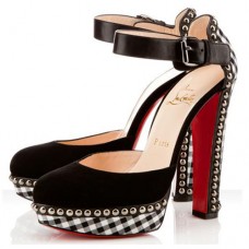 Szpilki Christian Louboutin Luxura 140 mm czarne