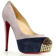 Szpilki Christian Louboutin Maggie 140 mm fioletowe