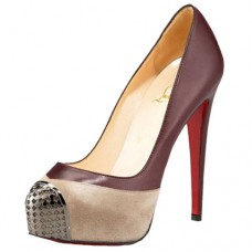 Christian Louboutin Maggie 140mm Pompy Sepia