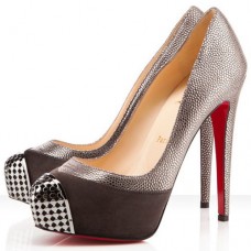 Christian Louboutin Maggie 140mm Pompy Brązowe Christian Louboutin Maggie 140mm Pompy Brązowe