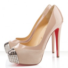 Christian Louboutin Maggie 140mm Pompy Nude