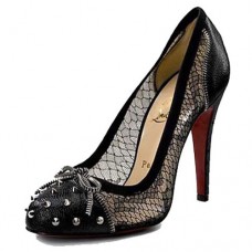 Szpilki Christian Louboutin Candy Lace 120 mm, czarne