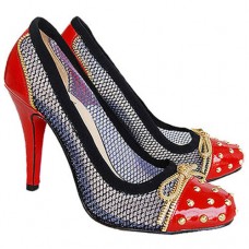 Szpilki Christian Louboutin Candy Lace 120 mm czerwone