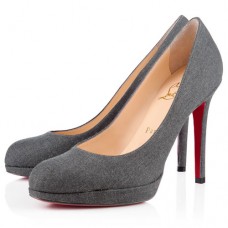 Christian Louboutin New Simple 120mm Szpilki Szare