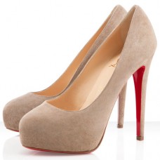 Christian Louboutin Miss Clichy 140mm Szpilki Taupe