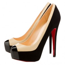 Szpilki Christian Louboutin Mago Two Tone 160 mm, czarne