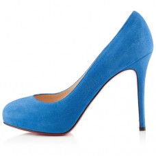Christian Louboutin New Declic 120mm Szpilki Niebieskie