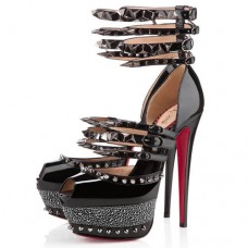 Christian Louboutin Isolde 160mm Peep Toe Pumps Black Christian Louboutin Isolde 160mm Peep Toe Pumps Black