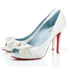 Christian Louboutin Madame Butterfly 100mm Specjalna okazja Off White