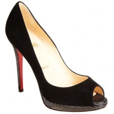 Christian Louboutin Yolanda 120mm Peep Toe Pumps Black