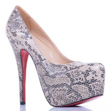 Christian Louboutin Daffodile Lace 160mm Platformy Szare Christian Louboutin Daffodile Lace 160mm Platformy Szare