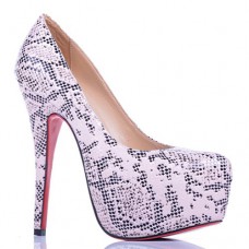 Christian Louboutin Daffodile Lace 160mm Platformy Białe Christian Louboutin Daffodile Lace 160mm Platformy Białe