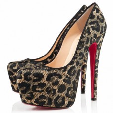 Christian Louboutin Daffodile 160mm Platformy Czarne