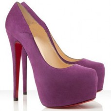 Christian Louboutin Daffodile 160mm Platformy Plum