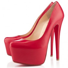 Christian Louboutin Daffodile 160mm Platformy Czerwone