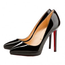 Christian Louboutin Pigalle Plato 120mm Szpilki Czarne Christian Louboutin Pigalle Plato 120mm Szpilki Czarne