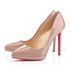Christian Louboutin Pigalle Plato 120mm Pompy Nude