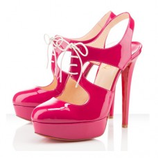 Christian Louboutin Lassaqi 140mm Pompy Rose Matador