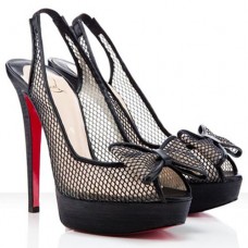 Christian Louboutin Exclu 140mm Slingbacks Black Christian Louboutin Exclu 140mm Slingbacks Black