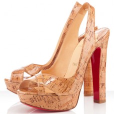 Christian Louboutin Marple Town 140mm Slingbacks Natural Christian Louboutin Marple Town 140mm Slingbacks Natural