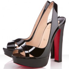 Christian Louboutin Marple Town 140mm Slingback Black Christian Louboutin Marple Town 140mm Slingback Black