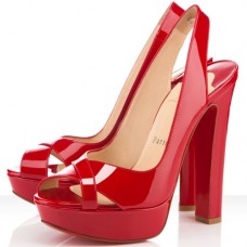 Christian Louboutin Marple Town 140mm Slingback Red Christian Louboutin Marple Town 140mm Slingback Red