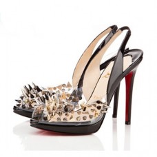 Christian Louboutin Pik Pik Pik 120mm Slingback Black