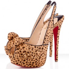 Christian Louboutin Jenny 140mm Specjalna okazja Leopard