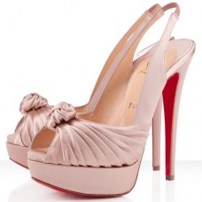 Christian Louboutin Jenny 140mm Specjalna okazja Nude