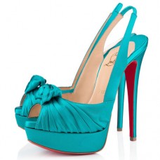 Christian Louboutin Jenny 140mm Slingbacks Peacock Christian Louboutin Jenny 140mm Slingbacks Peacock