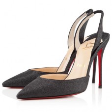 Christian Louboutin Ever 100mm Slingbacks Black Christian Louboutin Ever 100mm Slingbacks Black
