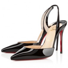 Christian Louboutin Ever 100mm Slingbacks Black Christian Louboutin Ever 100mm Slingbacks Black