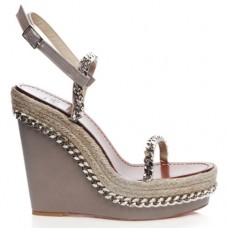 Christian Louboutin Macarena 120mm Koturny Taupe