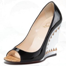 Christian Louboutin Miramar 100mm Koturny Czarne Christian Louboutin Miramar 100mm Koturny Czarne