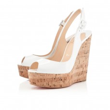 Christian Louboutin Une plume 140mm Wedges White Christian Louboutin Une plume 140mm Wedges White