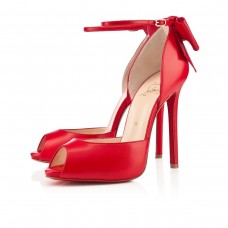 Christian Louboutin Dos Noeud 120 mm na specjalne okazje, czerwony