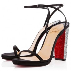Sandały Christian Louboutin Au Palace 120mm w kolorze zielonym