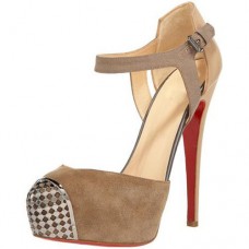 Sandały Christian Louboutin Boulima Exclusive D'orsay 120mm Taupe Sandały Christian Louboutin Boulima Exclusive D'orsay 120mm Taupe