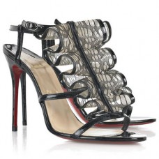 Sandały Christian Louboutin Fortitia 100mm, czarne