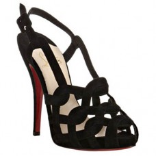 Sandały Christian Louboutin Larissandale 120 mm czarne Sandały Christian Louboutin Larissandale 120 mm czarne