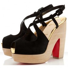 Sandały Christian Louboutin Martel 140mm czarne Sandały Christian Louboutin Martel 140mm czarne