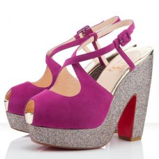 Sandały Christian Louboutin Martel 140mm Rose Matador Sandały Christian Louboutin Martel 140mm Rose Matador