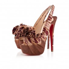 Platformy Christian Louboutin High Boubou 160 mm Fauve Platformy Christian Louboutin High Boubou 160 mm Fauve