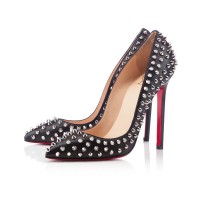 Szpilki Christian Louboutin Pigalle Spikes 120mm, czarne
