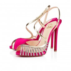 Sandały Christian Louboutin Scoubridou 120mm Grenadine