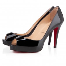 Christian Louboutin Mater Claude 80mm Peep Toe Pumps Black Christian Louboutin Mater Claude 80mm Peep Toe Pumps Black
