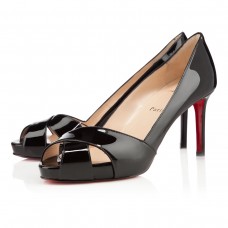 Christian Louboutin Shelleymat 80mm Czółenka Czarne