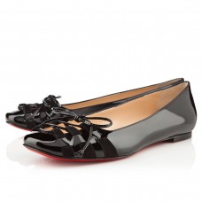 Czarne baleriny Christian Louboutin Mostola