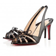 Sandały Christian Louboutin Corsetica 80mm, czarne Sandały Christian Louboutin Corsetica 80mm, czarne