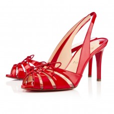Sandały Christian Louboutin Corsetica 80mm czerwone Sandały Christian Louboutin Corsetica 80mm czerwone
